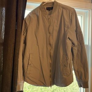 PacSun bomber jacket, medium in gray.
